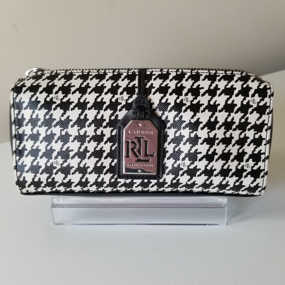 Lauren Ralph Lauren Houndstooth Cosmetic Case - Picture 2 of 10